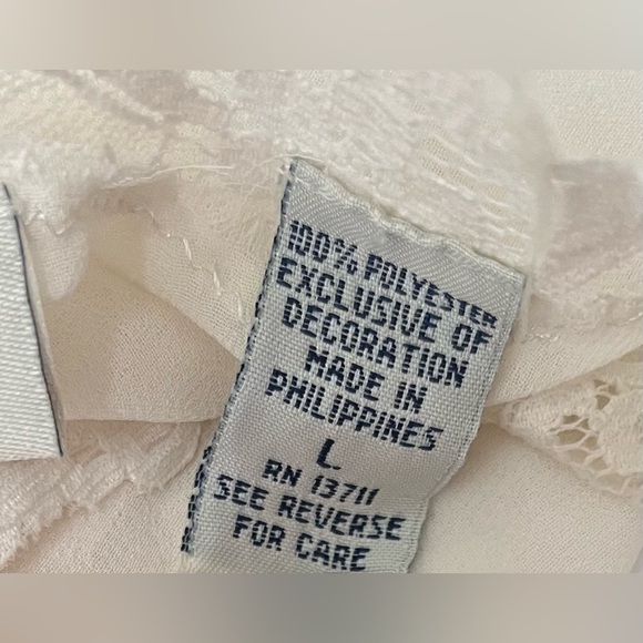 Lord & Taylor Cream Robe - Picture 7 of 7